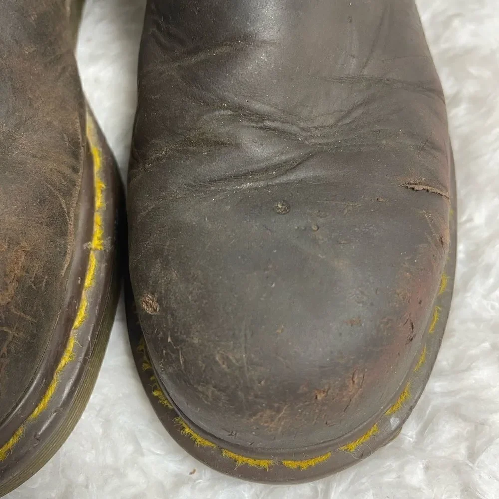 Unisex Dr. Doc Martens Industrial Steel Toe Safety Boots ASTM F2413-11 Sz M 7,L8